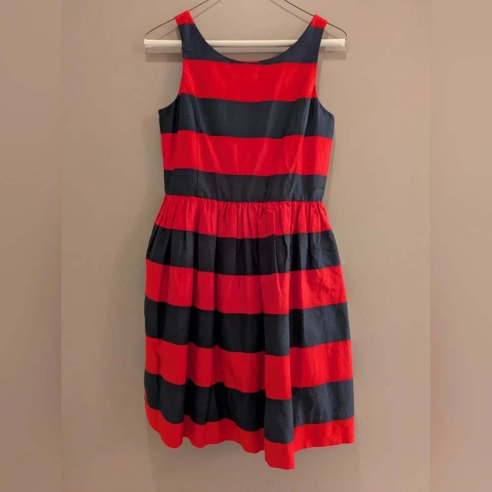Polo Ralph Lauren Navy And Red Dress Child 14 NWT